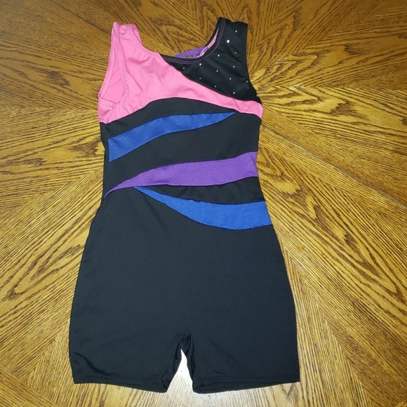 Girls Gymnastic Leotard - Picture 1 of 4
